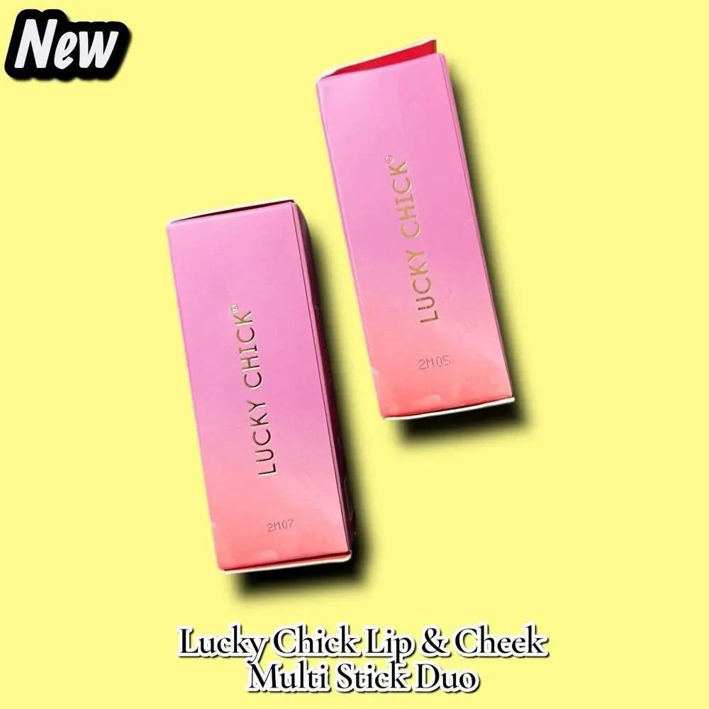 NEW IN BOX Lucky Chick Lip & Cheek Multi Stick Duo – Shade: Lucky Days – Vegan &